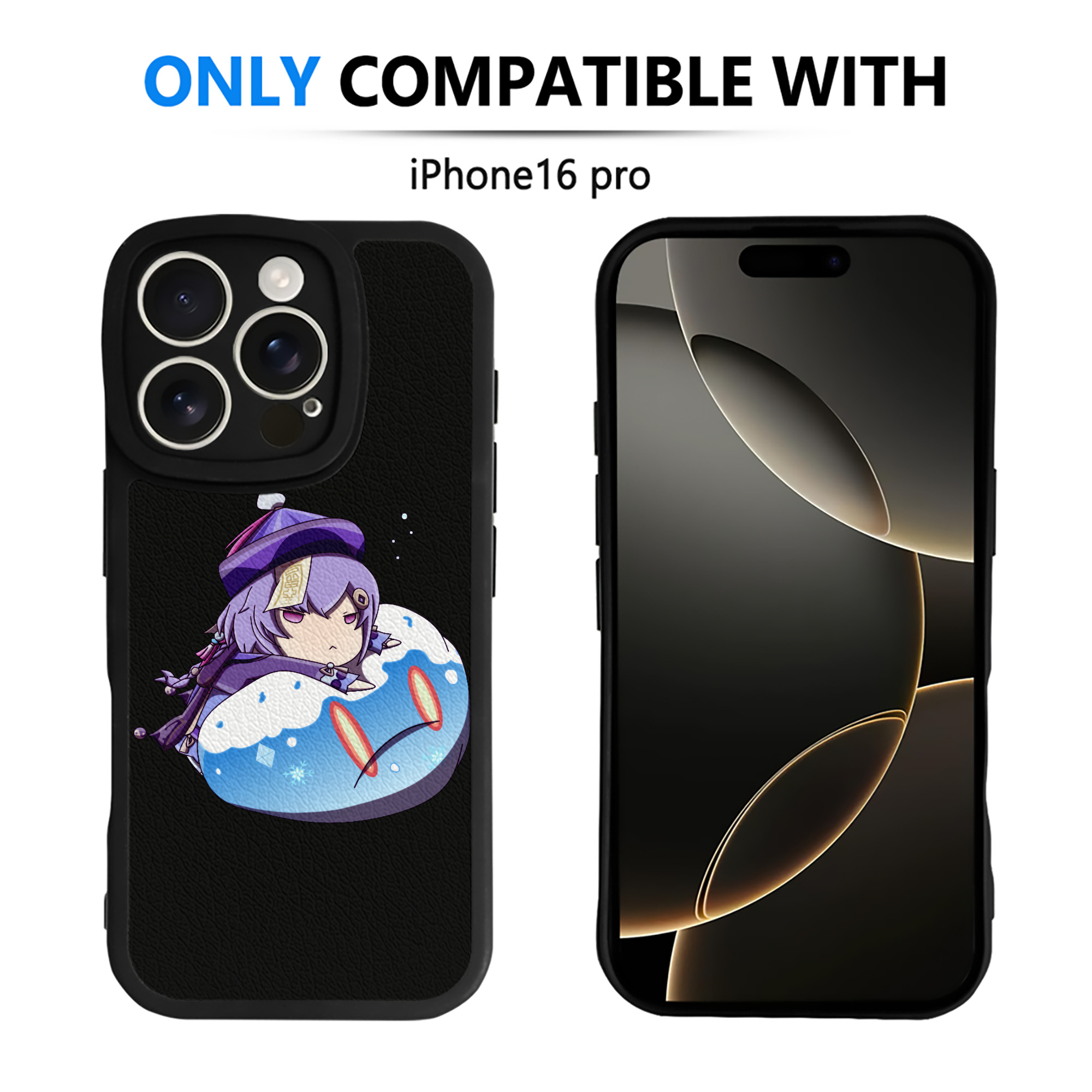 げんし神 七七 なな  genshin Nana 【iPhone 16シリーズ対応】シリコンスマホケース（レザー調） 材質：シリコン